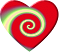Gif animé coeur rouge